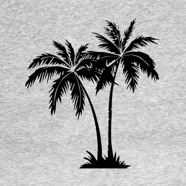 PALM TREE SILHOUETTE by GOTOCREATE